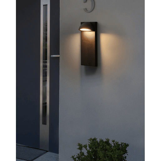 Beliani Iluminação LED de parede para exterior SAJUR