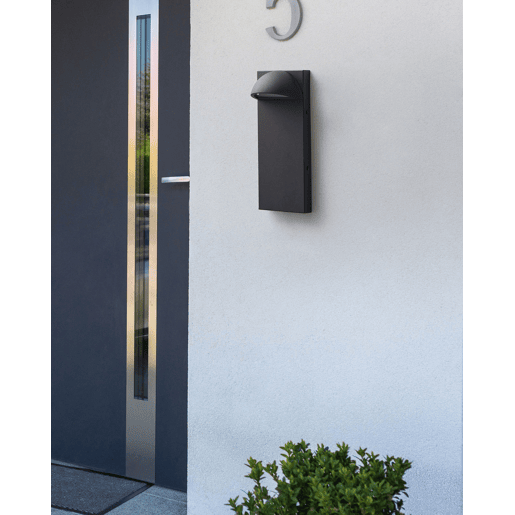 Beliani Iluminação LED de parede para exterior SAJUR