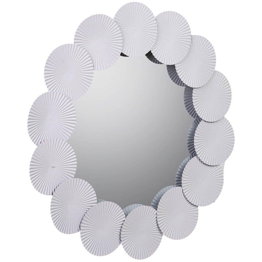 Espejo de pared de metal 75x75x04h cm