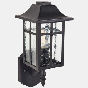 Iluminação de parede para exterior ALATA Preto