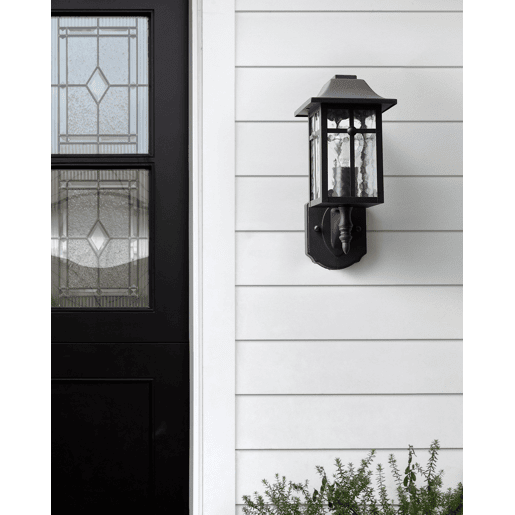 Iluminação de parede para exterior ALATA Preto