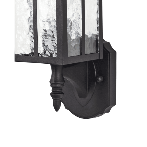 Iluminação de parede para exterior ALATA Preto
