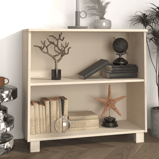vidaXL Aparador HAMAR 85x35x80 cm pinho maciço castanho-mel