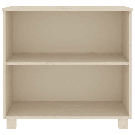 vidaXL Aparador HAMAR 85x35x80 cm pinho maciço castanho-mel