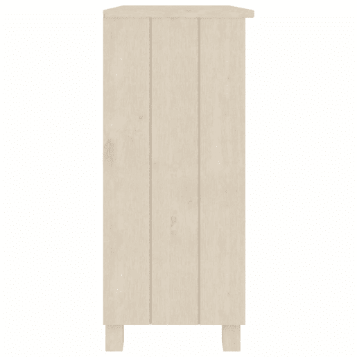 vidaXL Aparador HAMAR 85x35x80 cm pinho maciço castanho-mel
