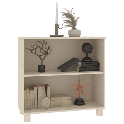 vidaXL Aparador HAMAR 85x35x80 cm pinho maciço castanho-mel