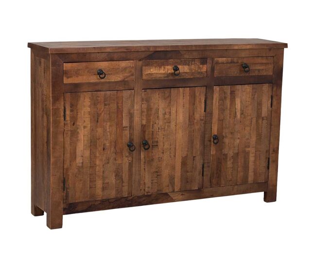 Aparador de madera natural 155x36x102