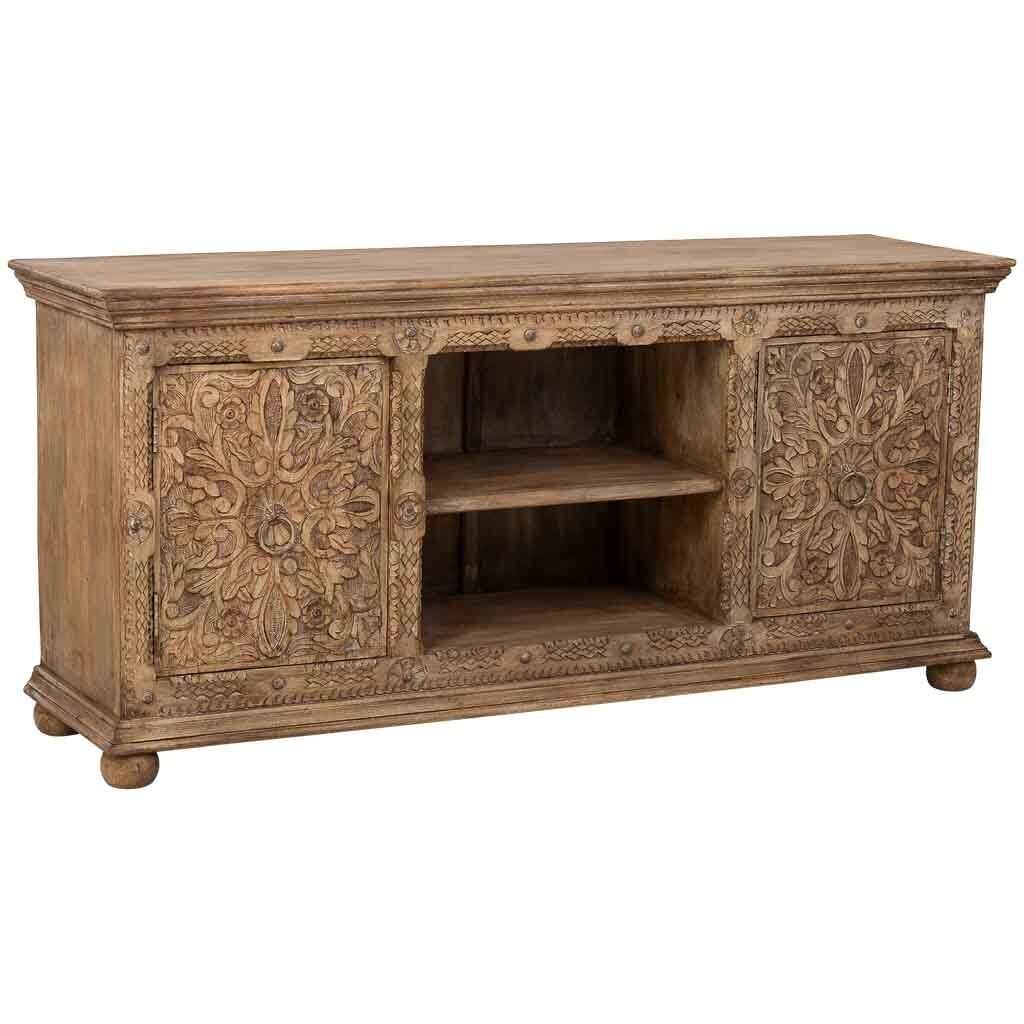 Aparador de madera artesanal 165 Marrón