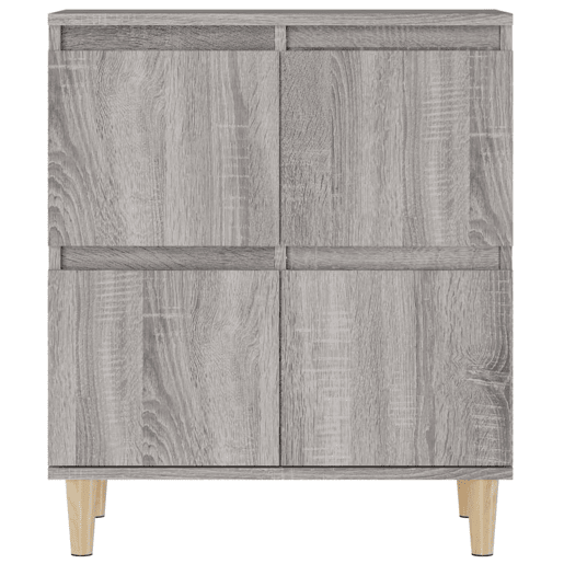 vidaXL Aparador 60x35x70 cm derivados de madeira cinzento sonoma