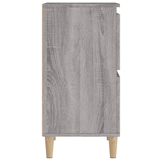 vidaXL Aparador 60x35x70 cm derivados de madeira cinzento sonoma