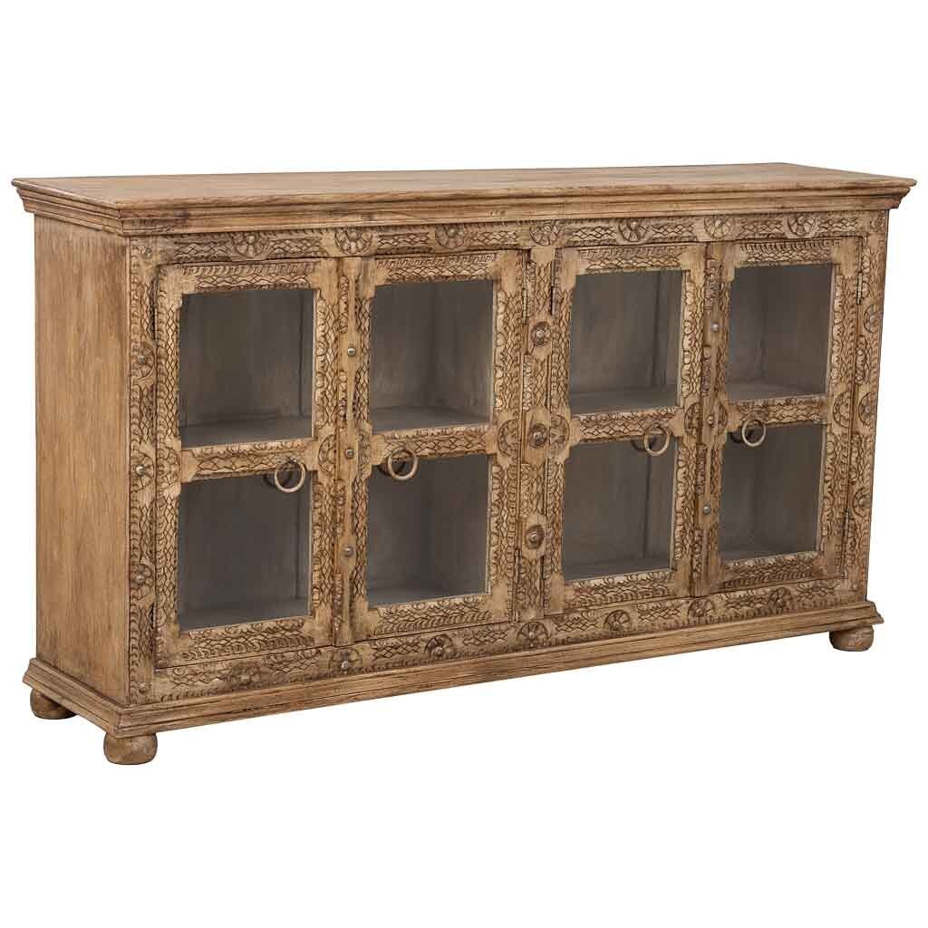 Aparador de madera artesanal 180 Marrón