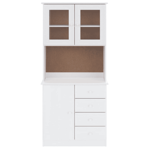 vidaXL Aparador alto ALTA 77x35x165 cm madeira de pinho maciça branco vidaXL Aparador alto ALTA 77x35x165 cm madeira de pinho maciça branco