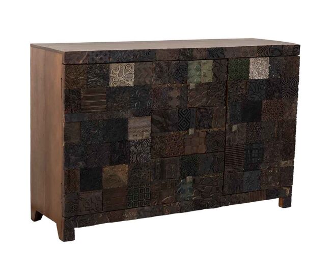 Aparador de madera marrón 152x48x102