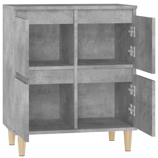 vidaXL Aparador 60x35x70 cm derivados de madeira cinzento cimento vidaXL Aparador 60x35x70 cm derivados de madeira cinzento cimento