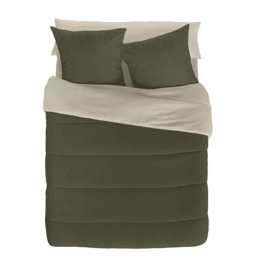 CAPA ALMOFADA BICOLOR VERDE 75BAUNILHA 60x60 cm CAPA ALMOFADA BICOLOR VERDE 75BAUNILHA 60x60 cm