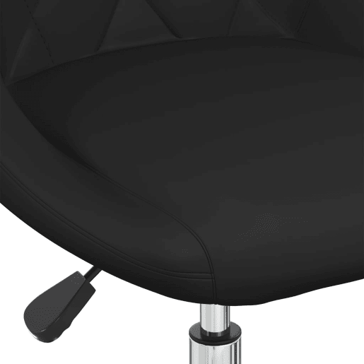 vidaXL Cadeiras de jantar giratórias 4 pcs couro artificial preto vidaXL Cadeiras de jantar giratórias 4 pcs couro artificial preto