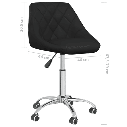 vidaXL Cadeiras de jantar giratórias 4 pcs couro artificial preto vidaXL Cadeiras de jantar giratórias 4 pcs couro artificial preto