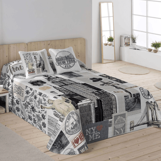 COLCHA BOUTI NY TRAVEL CAMA 135
