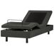 Beliani Cama ajustable sin cabecero Poliéster DUKE II 90x200 Beliani Cama ajustable sin cabecero Poliéster DUKE II 90x200 Gris Oscuro