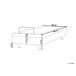 Beliani Cama ajustable sin cabecero Poliéster DUKE II 90x200 Beliani Cama ajustable sin cabecero Poliéster DUKE II 90x200 Gris Oscuro