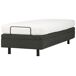 Beliani Cama ajustable sin cabecero Poliéster DUKE II 90x200 Beliani Cama ajustable sin cabecero Poliéster DUKE II 90x200 Gris Oscuro