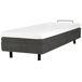 Beliani Cama ajustable sin cabecero Poliéster DUKE II 90x200 Beliani Cama ajustable sin cabecero Poliéster DUKE II 90x200 Gris Oscuro