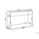 Beliani Mesa de jardín AVETRANA 50x150 Beliani Mesa de jardín AVETRANA 50x150 Blanco