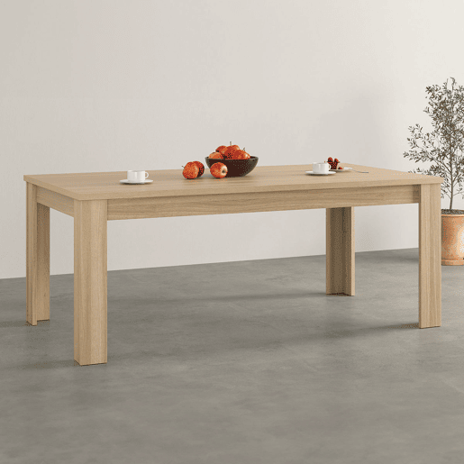 Mesa jantar 8 lugares Lucius Madeira