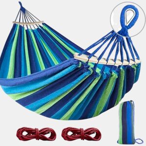 Rede de dormir XL Hanói Azul e Verde