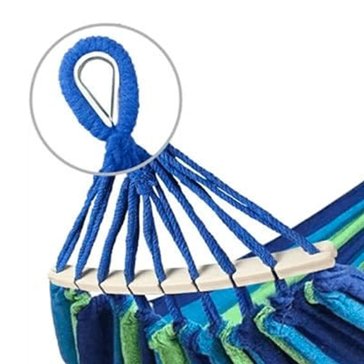 Rede de dormir XL Hanói Azul e Verde Rede de dormir XL Hanói Azul e Verde