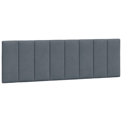 vidaXL Almofadão de cabeceira Hanko 160 cm veludo cinzento-escuro vidaXL Almofadão de cabeceira Hanko 160 cm veludo cinzento-escuro