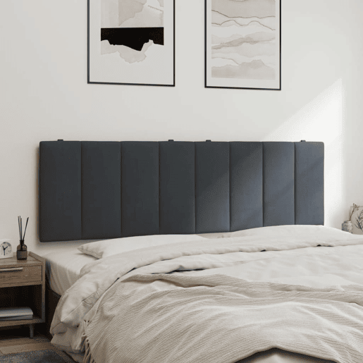 vidaXL Almofadão de cabeceira Hanko 160 cm veludo cinzento-escuro vidaXL Almofadão de cabeceira Hanko 160 cm veludo cinzento-escuro