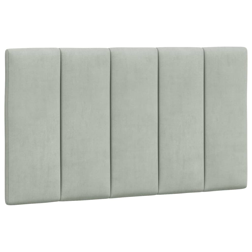 Cabecero De Cama Acolchado 80 Gris Claro