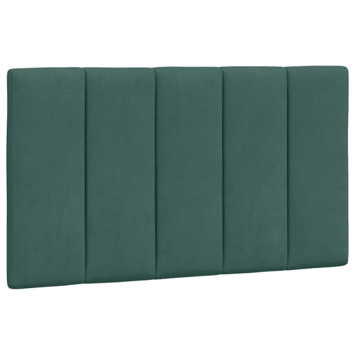 vidaXL Almofadão de cabeceira Hanko 90 cm veludo verde-escuro vidaXL Almofadão de cabeceira Hanko 90 cm veludo verde-escuro
