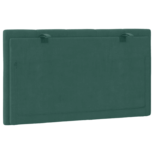 vidaXL Almofadão de cabeceira Hanko 90 cm veludo verde-escuro vidaXL Almofadão de cabeceira Hanko 90 cm veludo verde-escuro