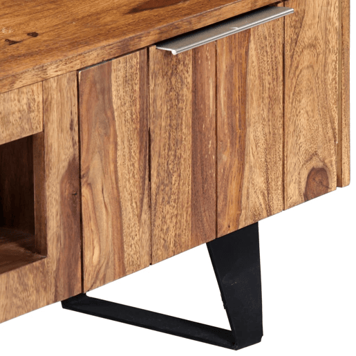 Móvel de TV Buffet de TV design prático 140 cm madeira sheesham maciça 2502073