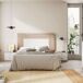 Cabecero Luce para cama dormitorio Cabecero Luce para cama dormitorio Blanco/ Madera