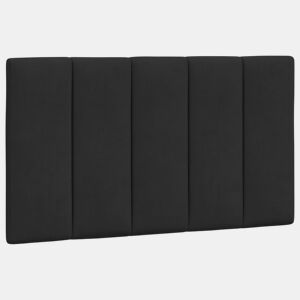vidaXL Almofadão de cabeceira Hanko 80 cm veludo preto