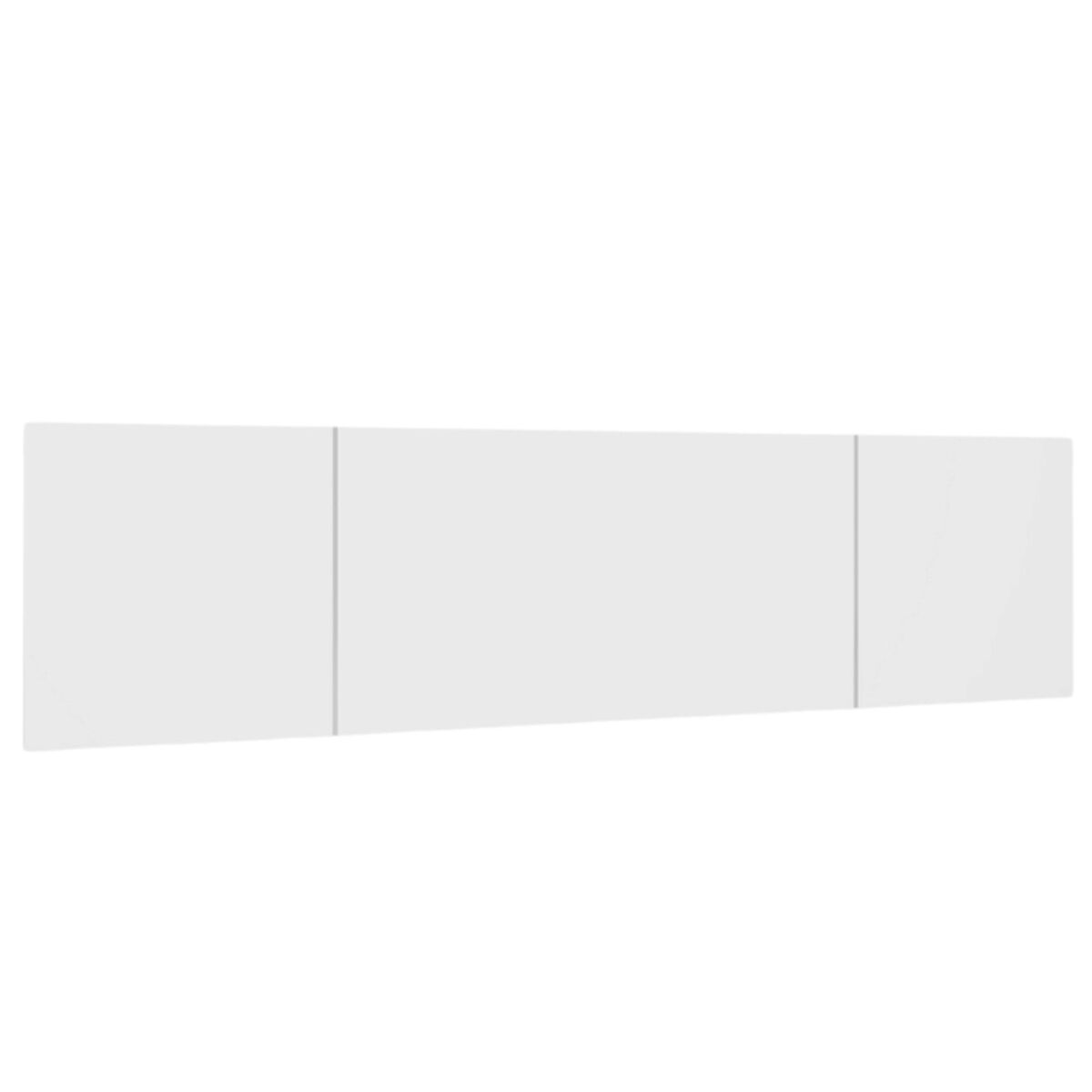 Cabecero cama cabecero suspendido cabezal dormitorio kate blanco mate 209x53 cm