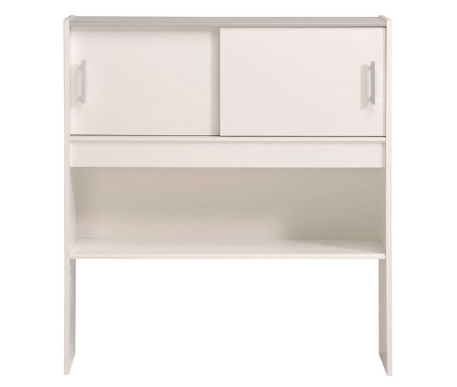 Cabecero o Armario Dormitorio Juvenil Candy de Color Blanco Mate 108x98x28 cm