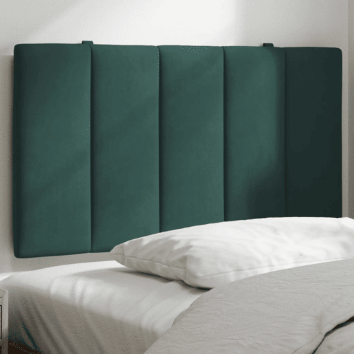 vidaXL Almofadão de cabeceira Hanko 80 cm veludo verde-escuro vidaXL Almofadão de cabeceira Hanko 80 cm veludo verde-escuro