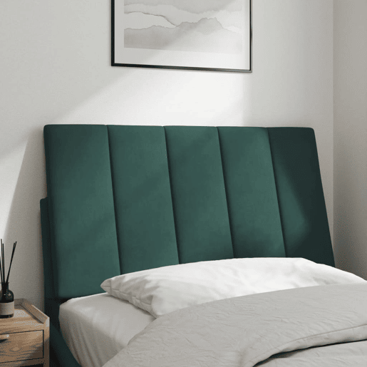 vidaXL Almofadão de cabeceira Hanko 80 cm veludo verde-escuro vidaXL Almofadão de cabeceira Hanko 80 cm veludo verde-escuro