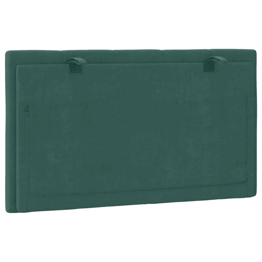vidaXL Almofadão de cabeceira Hanko 80 cm veludo verde-escuro vidaXL Almofadão de cabeceira Hanko 80 cm veludo verde-escuro