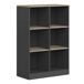 Estantería Nibis Oficina 6 Huecos Melamina Estantería Nibis Oficina 6 Huecos Melamina Gris