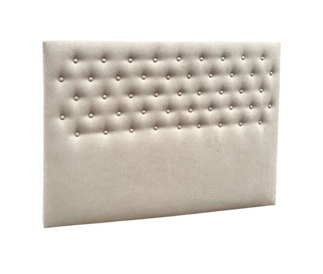 Cabecero Inverness Cabezal Dormitorio Matrimonio Tapizado No Desenfundable Beige 165 cm