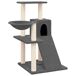 Árbol Para Gatos Árbol Para Gatos Gris Oscuro