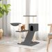 Árbol Para Gatos Árbol Para Gatos Gris Oscuro