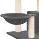 Árbol Para Gatos Árbol Para Gatos Gris Oscuro
