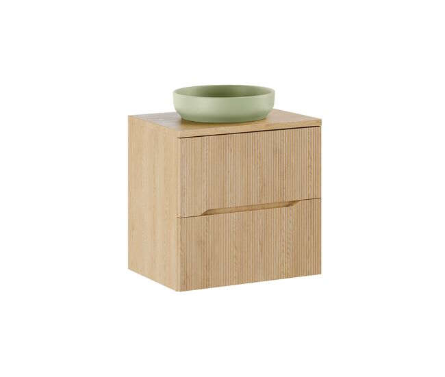 Mueble lavabo individual 60cm isaline madera