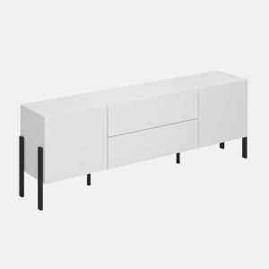 Suporte para TV 2 portas 2 gavetas 200 cm Bérénice Branco